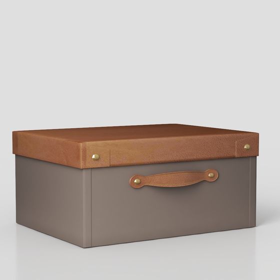 Vintage Storage Box 3D model for Creative Projects