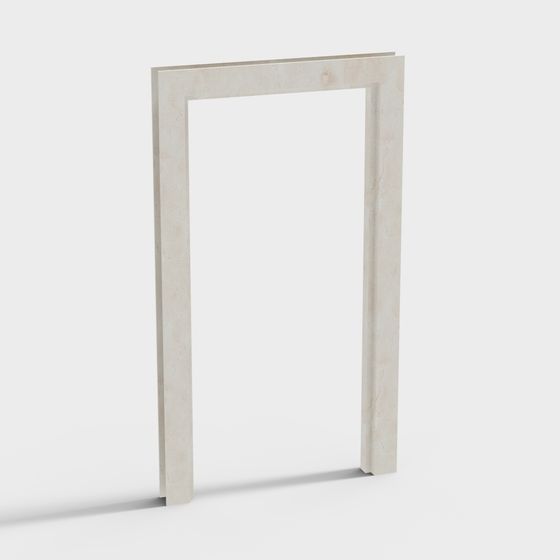Marble Door Frame 3D model for Stylish Spaces