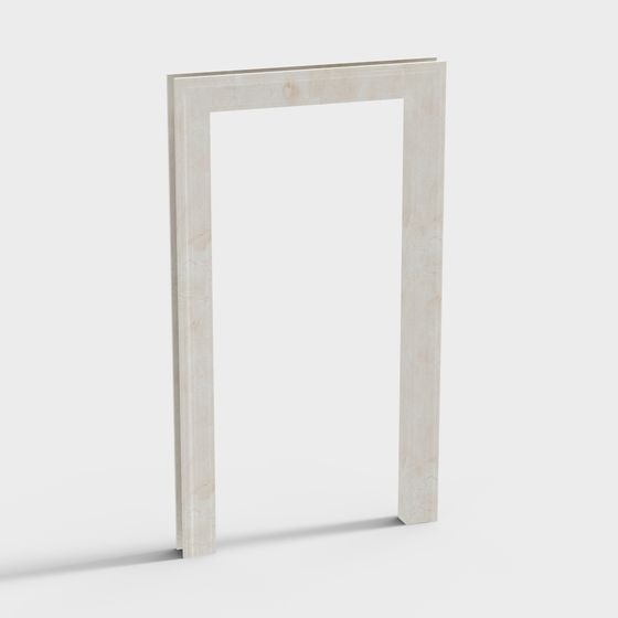Minimalist Marble Door Frame 3D model