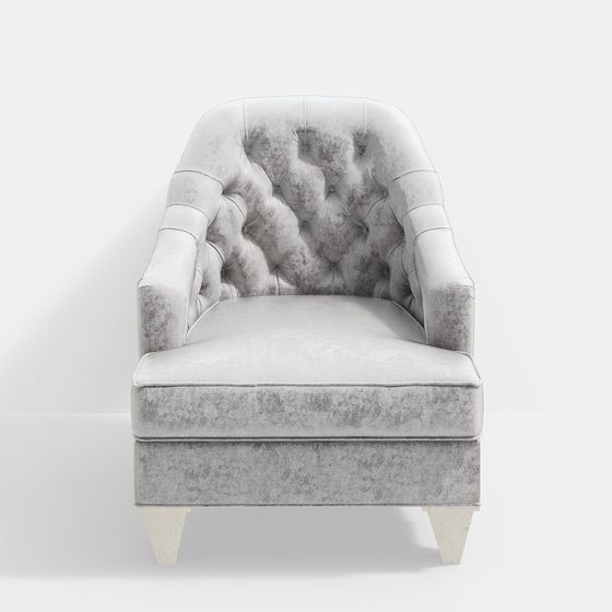 Elegant Armchair 3D model for Cozy Spaces