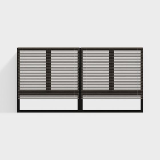 Urban Window Low-Poly 3D Model