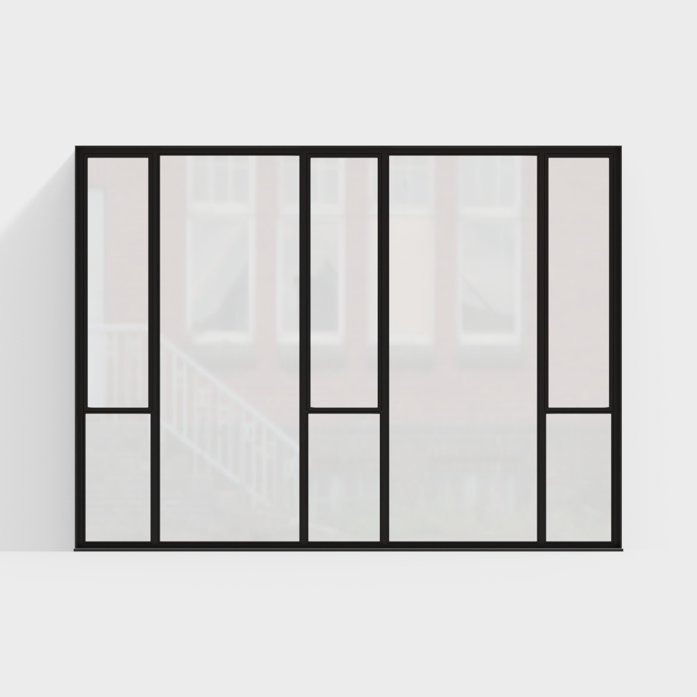 City Window Low-Poly 3D model