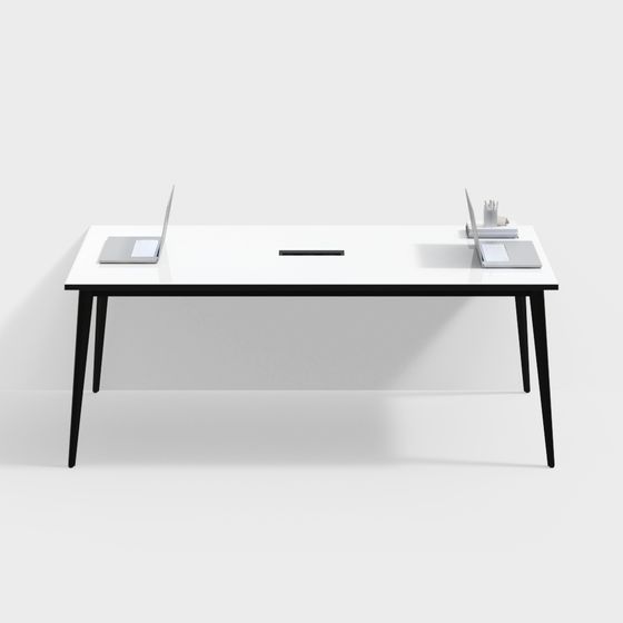 Urban Workspace Desk 3D model for Modern Offices