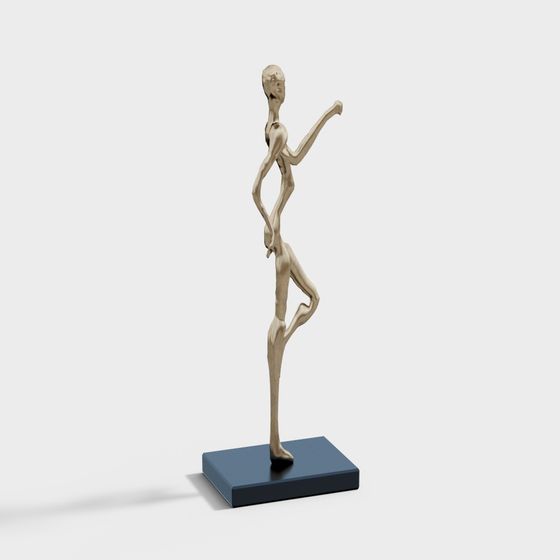 Dancing Muse 3D model