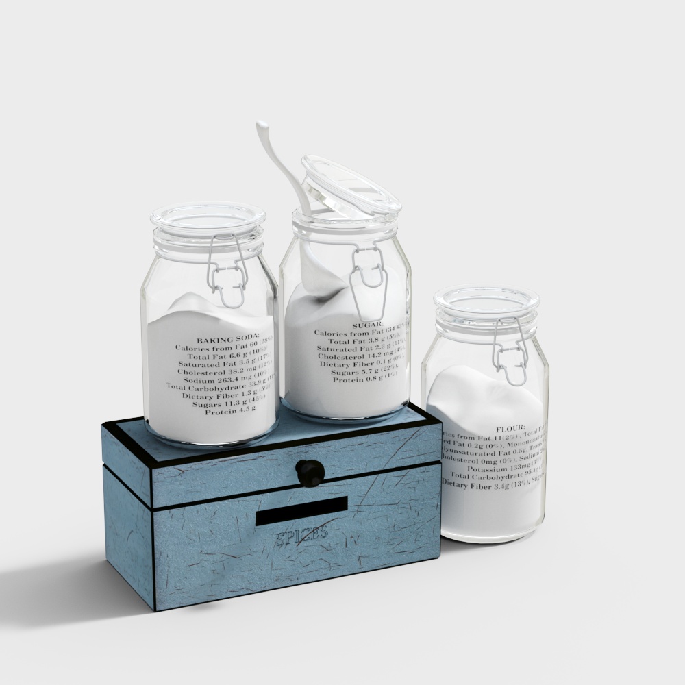 kitchen storage jar ornaments