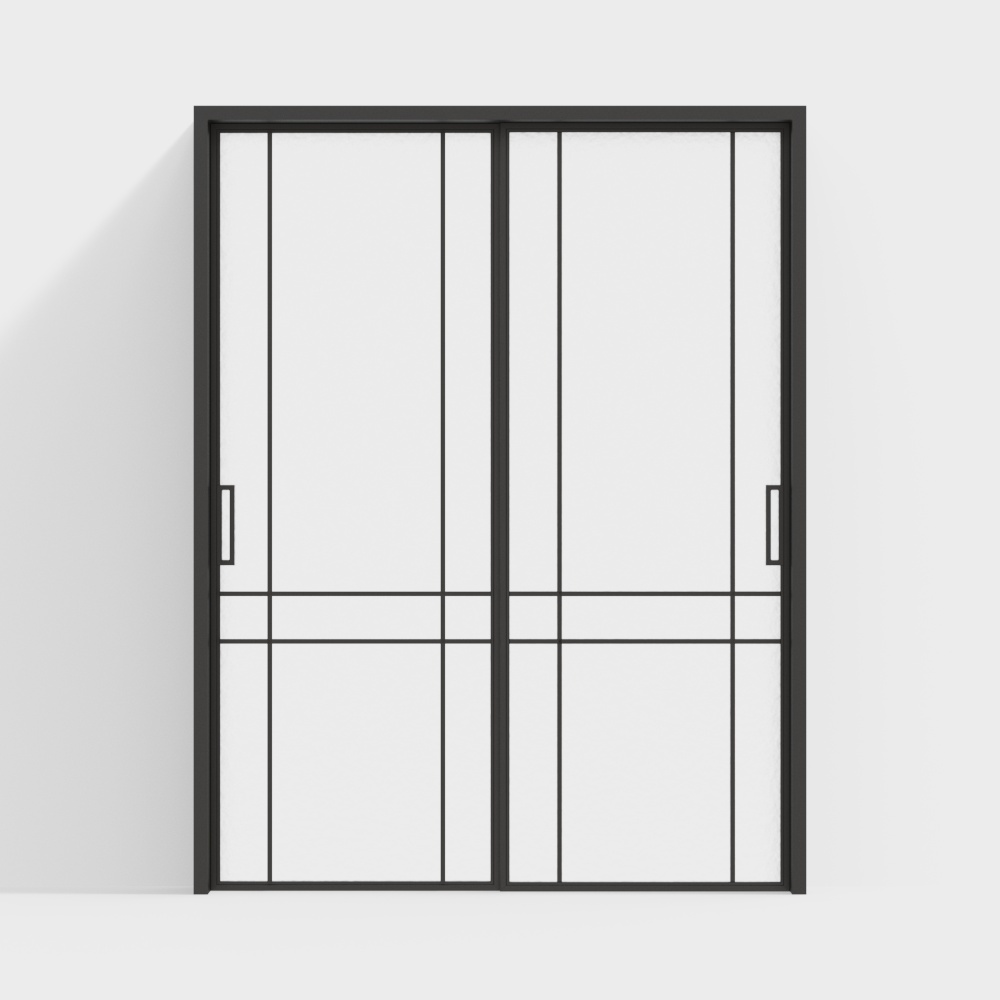 modern glass sliding door