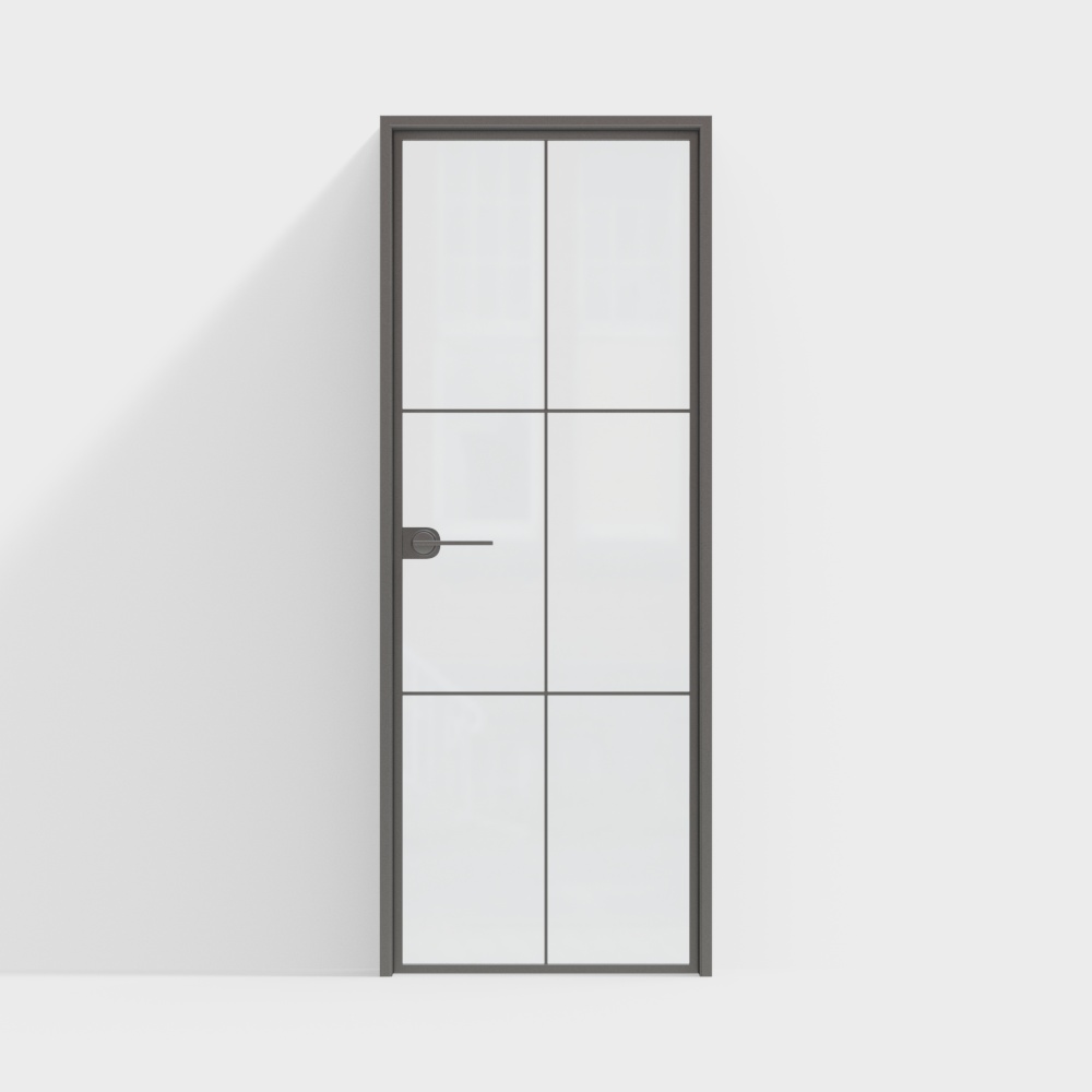 modern glass interior door