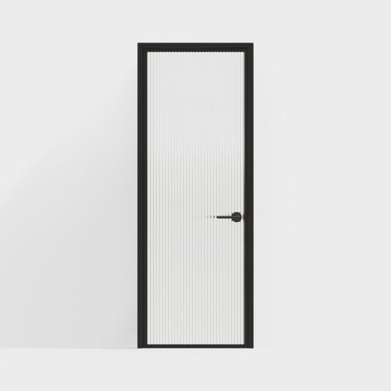 Modern Glass Door 3D model