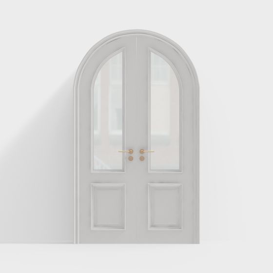 Elegant Arched Door 3D Model for Creative Spaces