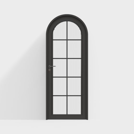 Elegant Arch Door 3D model for Modern Design