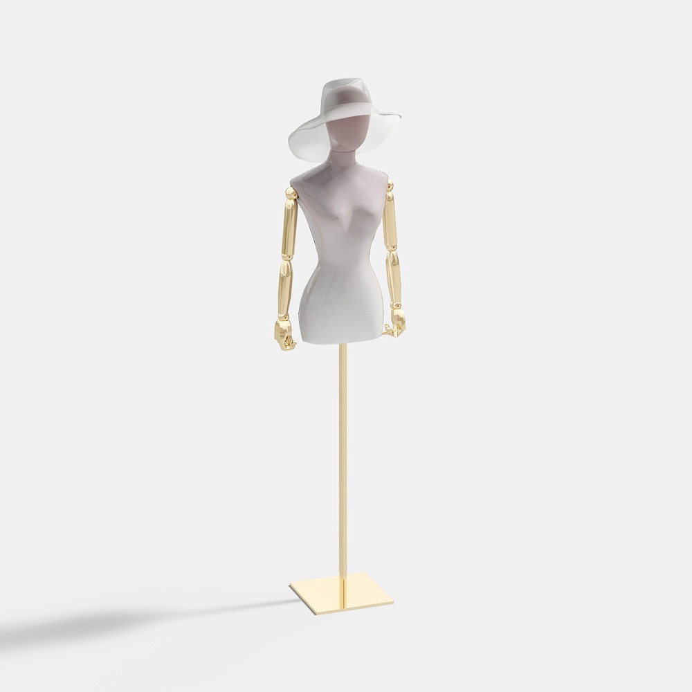 Modern clothing store mannequin