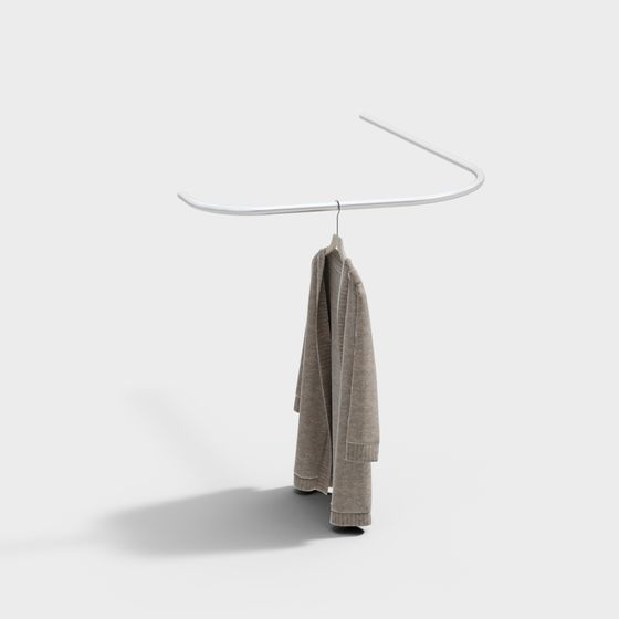 Swoop Coat Rack 3D model