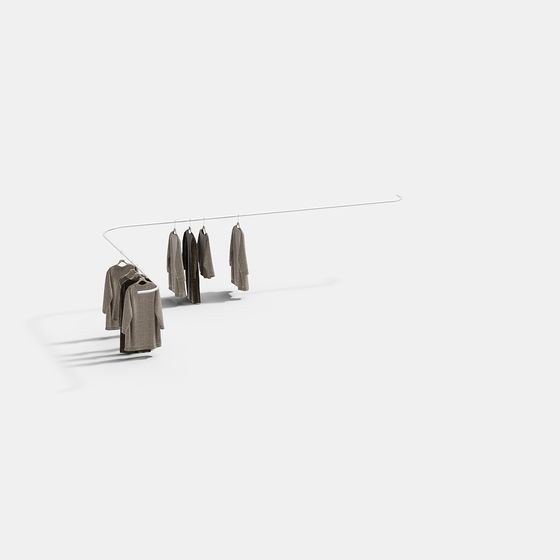 Minimalist Hanger Display Stand 3D Model