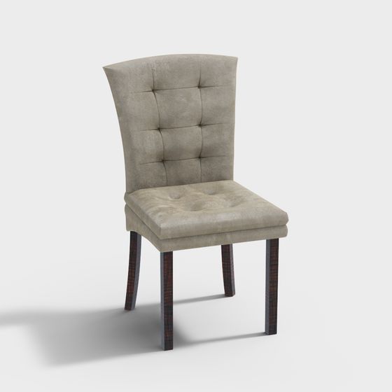 Elegant 3D Chair Model for Modern Interiors