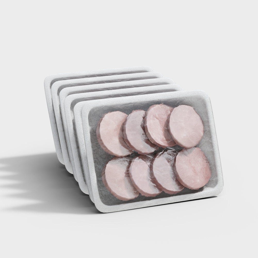 Supermarket food frozen meat