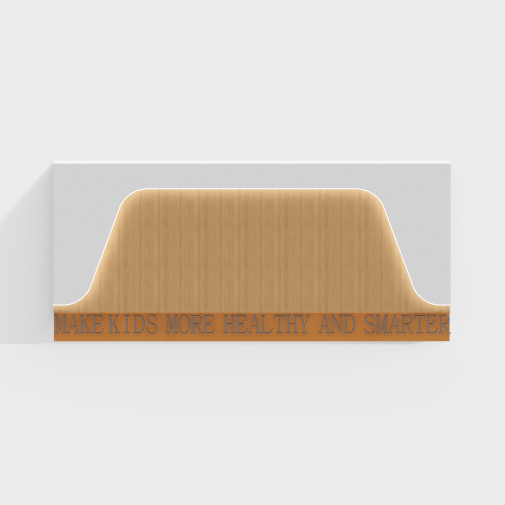 Modern kindergarten background wall