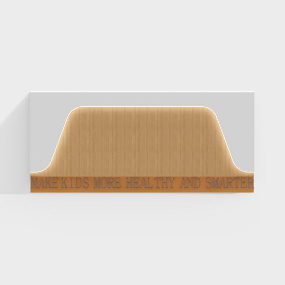 Smart Kids Bench 3D model for Creative Projects