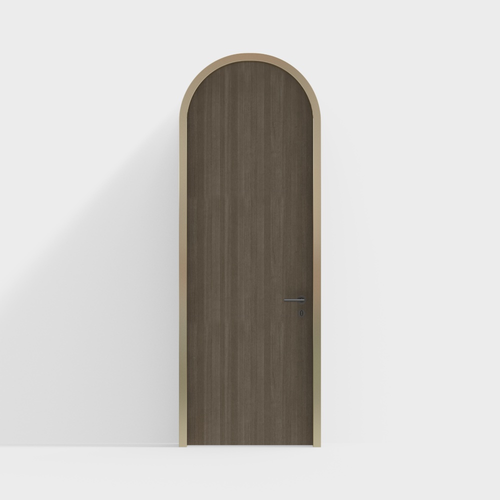 Light luxury bathroom interior door