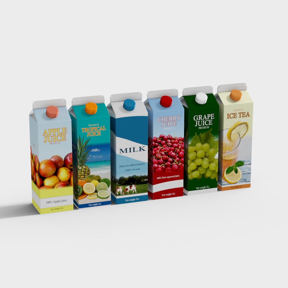 Supermarket boxed beverage mix