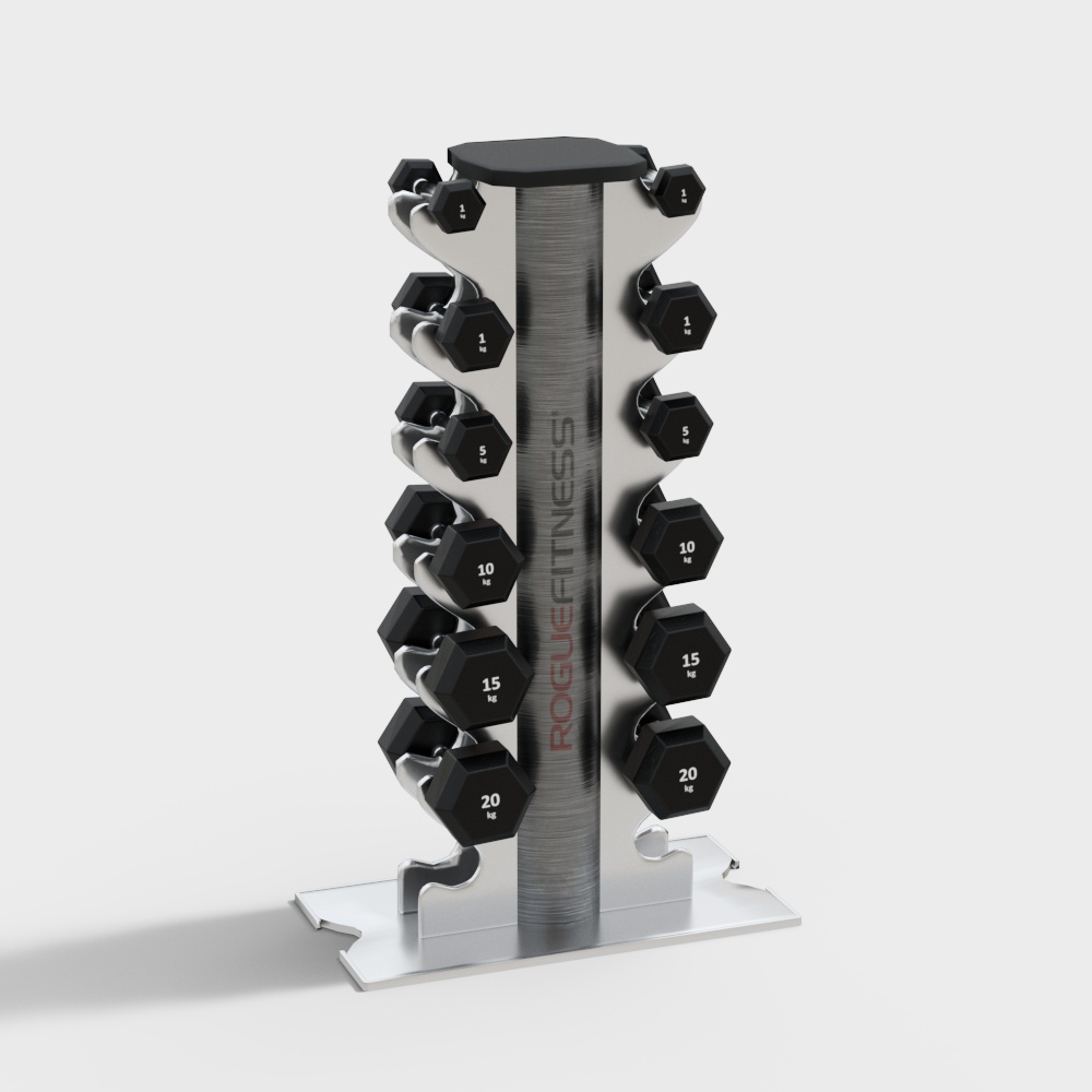 Modern dumbbell rack