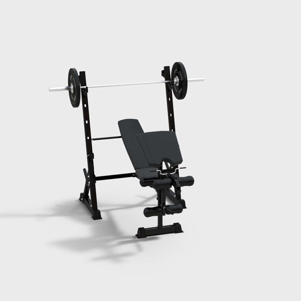 Скамья для жима с оборудованием