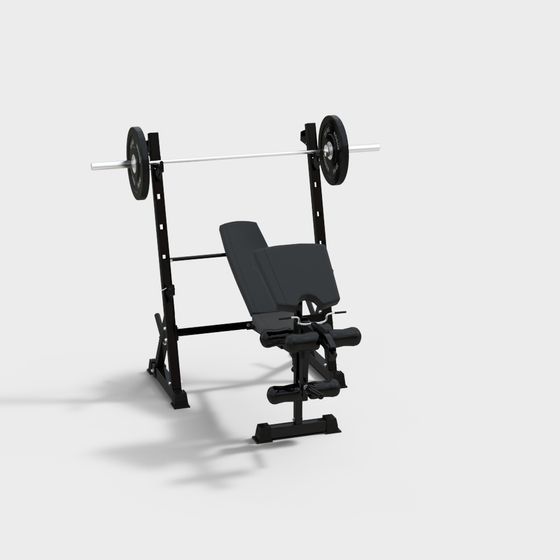 Скамья для жима с оборудованием