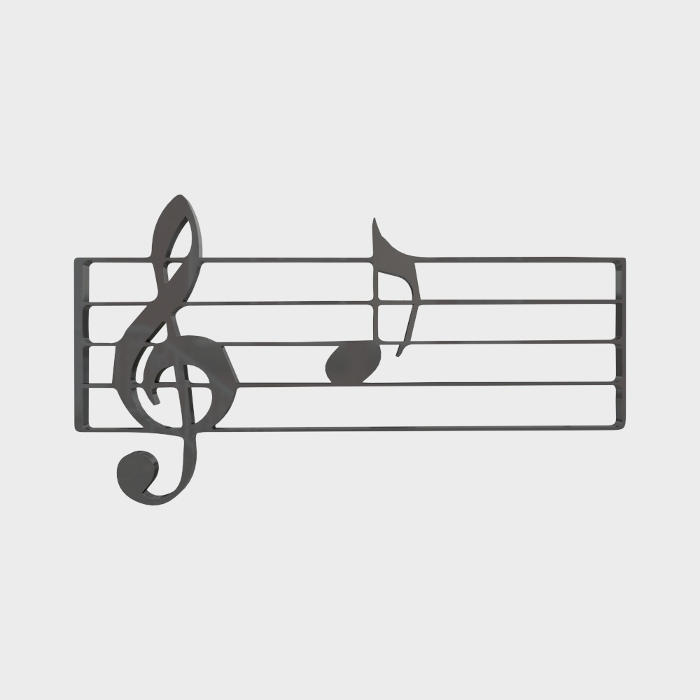 Wall decoration of music classroom