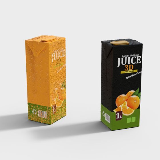 スーパーマーケットのボックス飲料ミックス