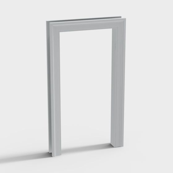 Classic Door Frame 3D model for Interior Design