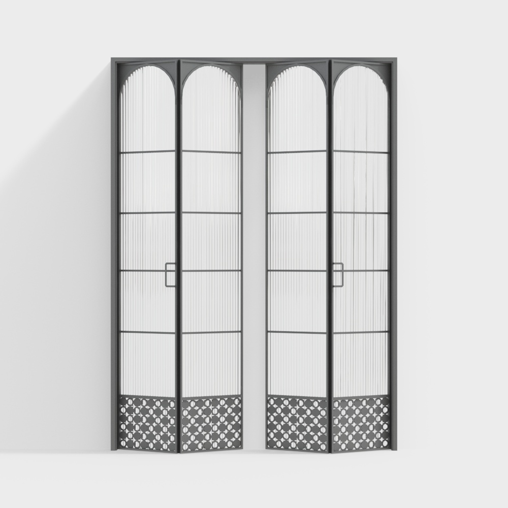 porte pliante en verre moderne