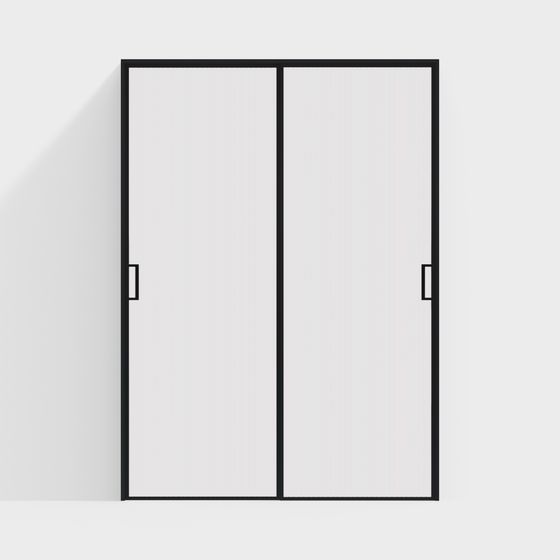 現代漸變長虹玻璃門