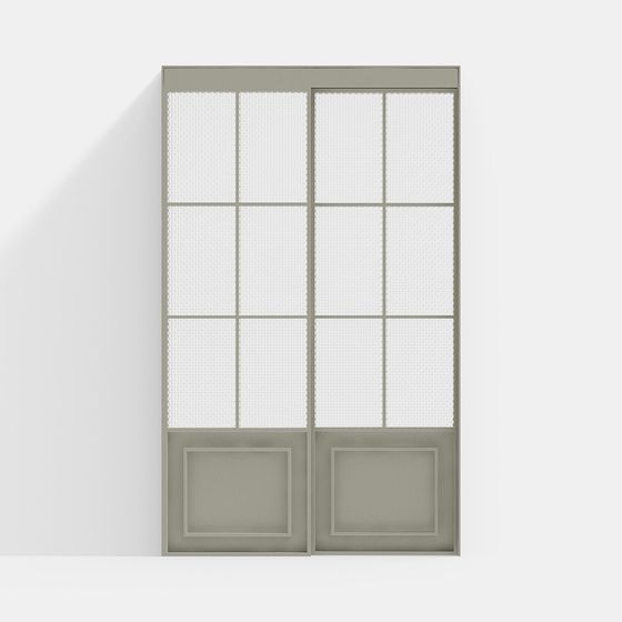 City Window Low-Poly 3D Model Design