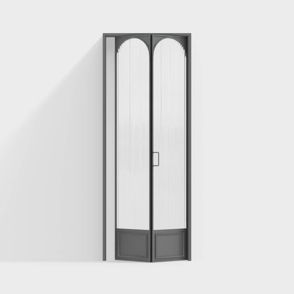 現代玻璃折疊門