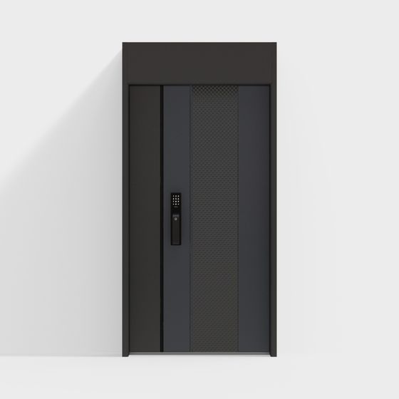 Sleek Minimalist 3D Door Model