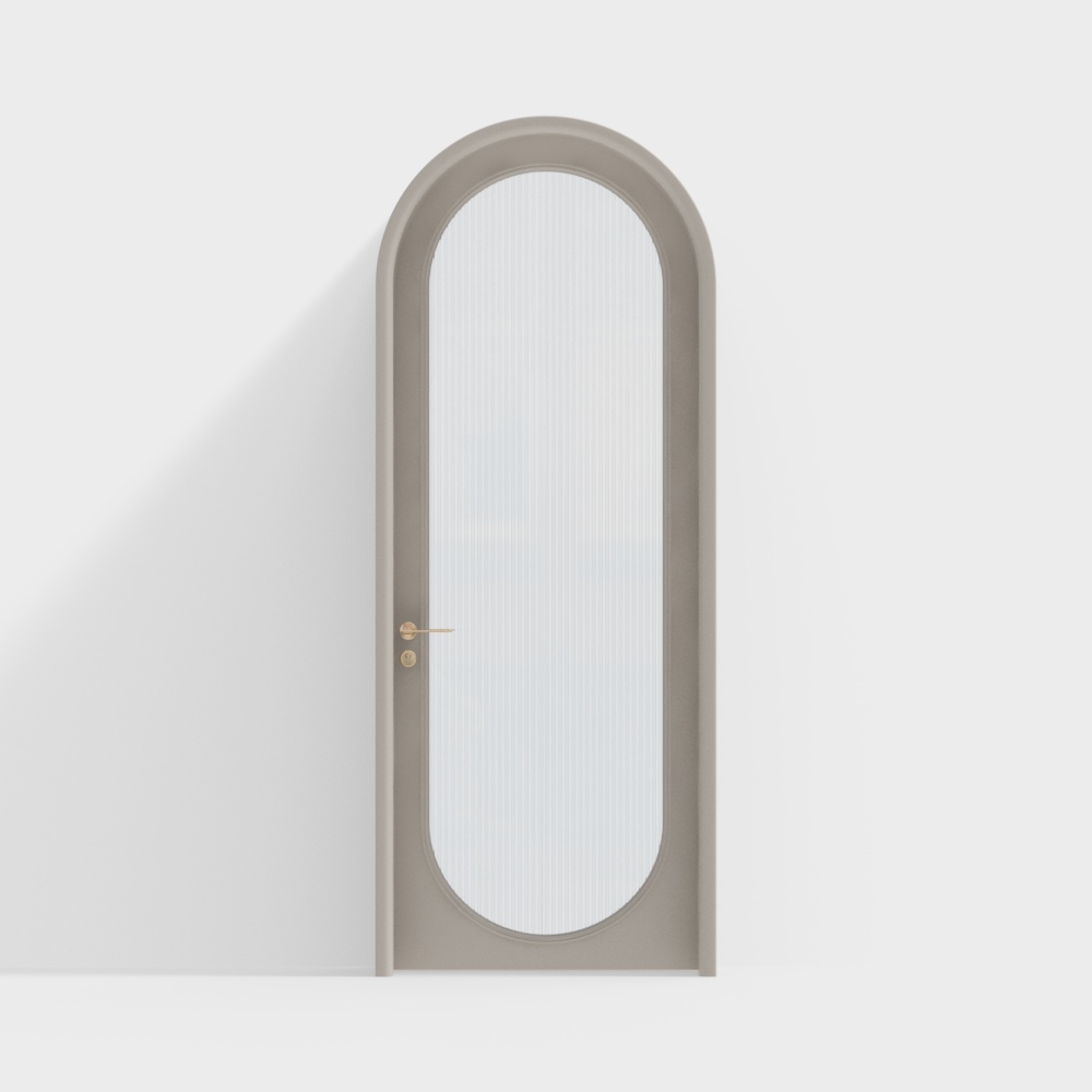 Elegant Arched Door 3D model for Modern Interiors