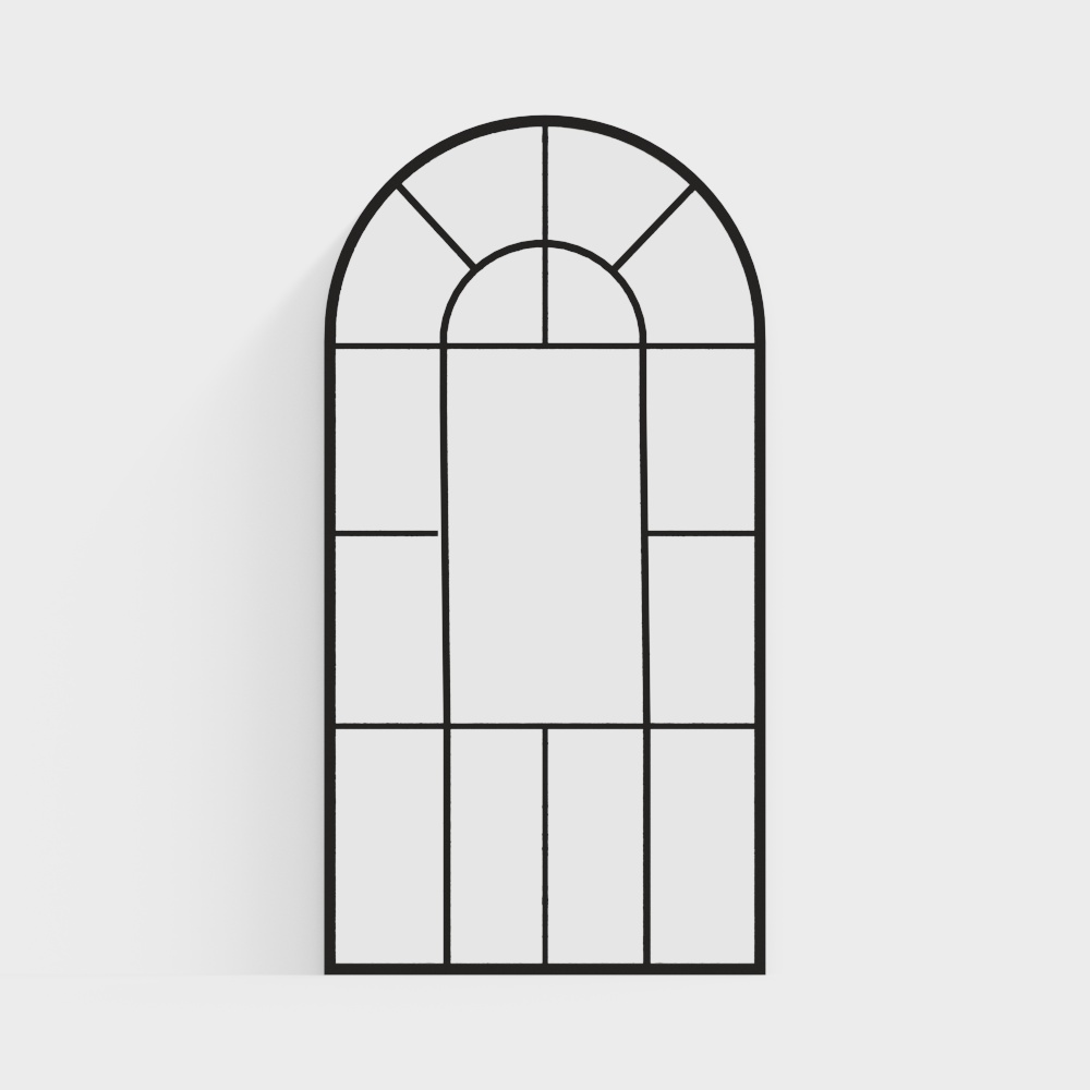 modern curved windows