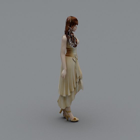 Graceful Classical Dancer 3D model for Creative Projects