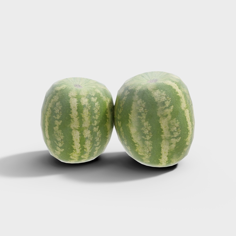 Realistic Watermelon 3D model