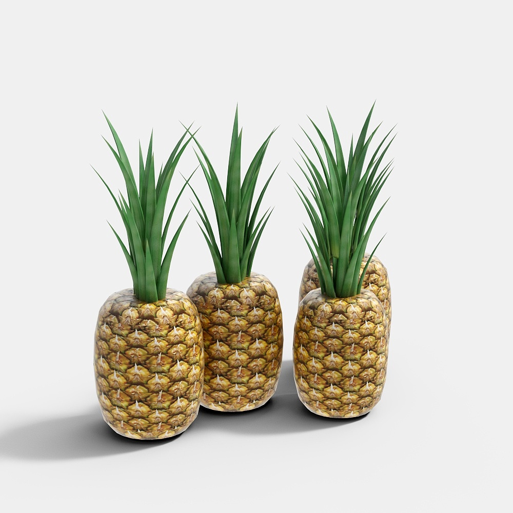 Piña de frutas de supermercado