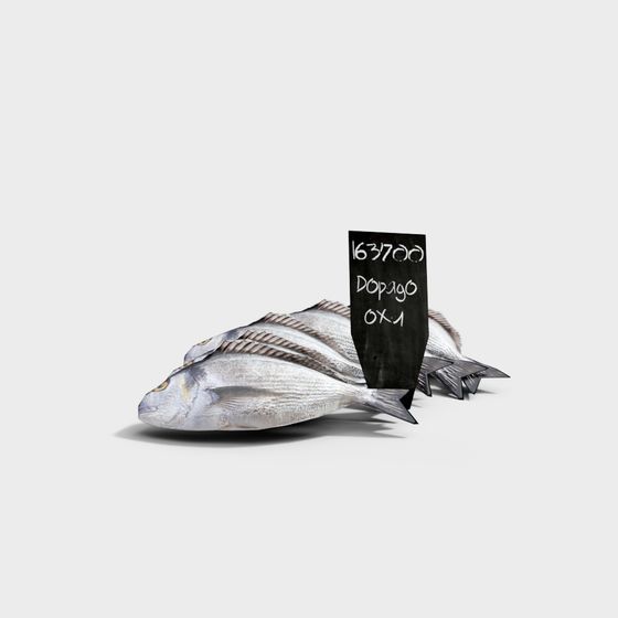 Realistic Low-Poly Fish 3D Model for Creative Projects