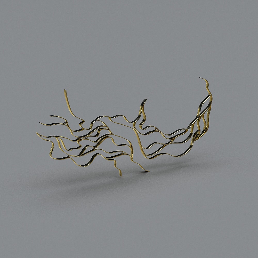 Flowing Crown 3D model
