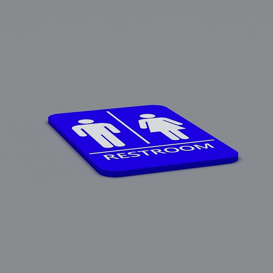 Gender Identifier Sign 3D model