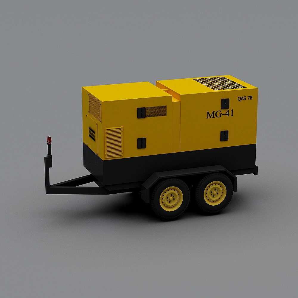 MG-41 Portable Air Compressor 3D model