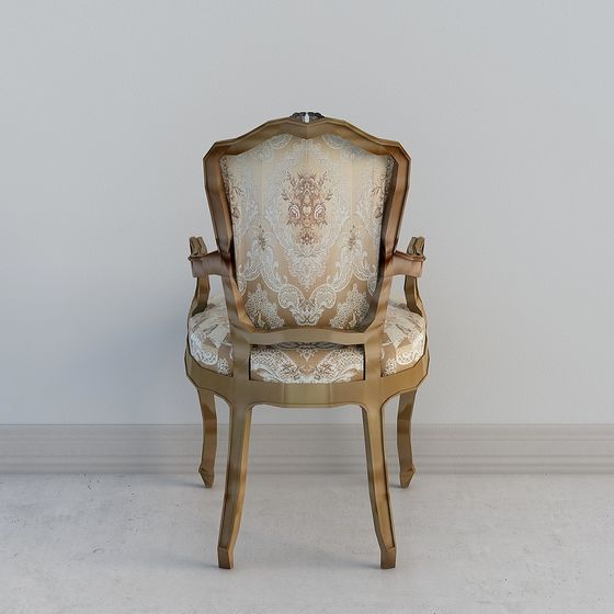 Sophisticated Classic Armchair 3D model for Modern Homes
