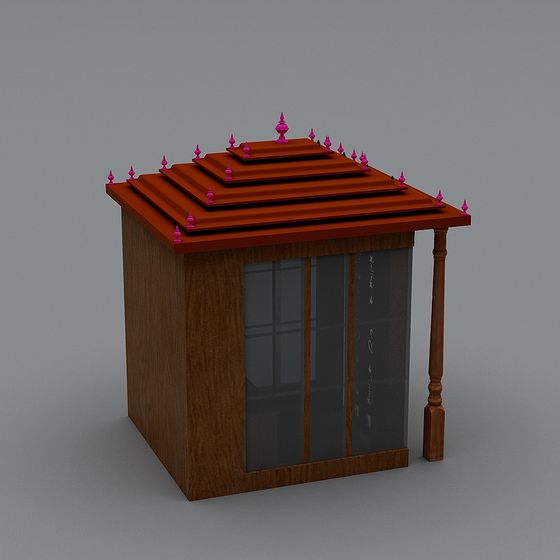Eastern Pavilion 3D model for Creative Projects