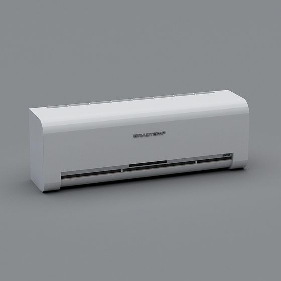 Sleek Wall-Mounted Air Conditioner 3D Model