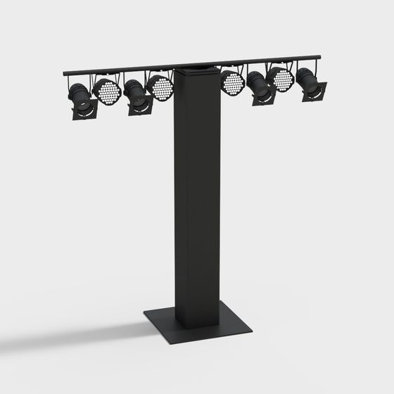 Modern Stage Lighting Rig 3D model