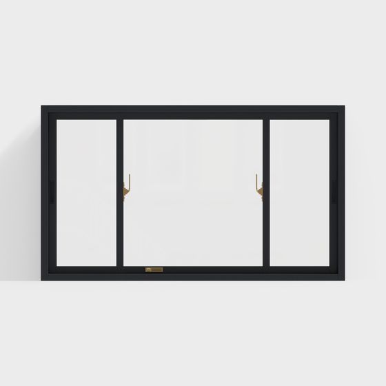 Low Poly Stylish Window 3D Model