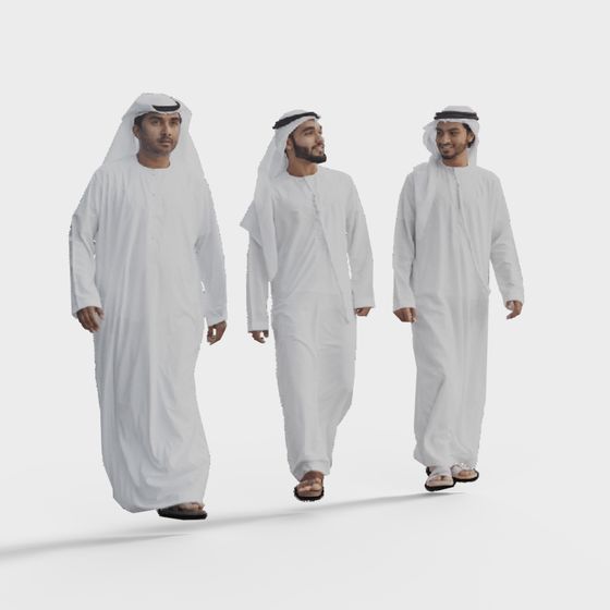 Arabian Gentleman 3D model