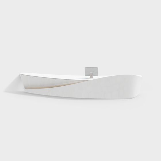 Streamlined Sink 3D model for Modern Aesthetics